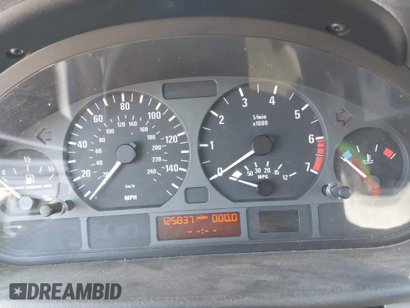 2003 BMW 3 Series 325i with VIN WBAAZ33443PH33206, listed as a IAAI auction lot 42792697 with 125,837 mi miles and . Bid and sale history available at DreamBid. Image 7.