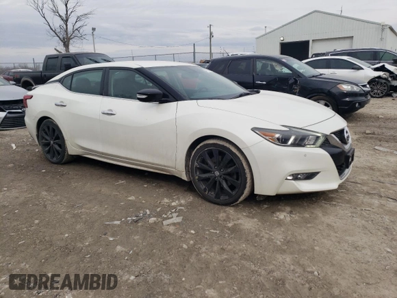 2017 Nissan Maxima SV with VIN 1N4AA6APXHC429923, listed as a Copart auction lot 47767405 with 76,178 mi miles and Salvage Title. Bid and sale history available at DreamBid. Image 4.