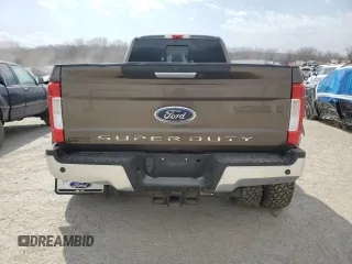 2017 Ford F-350 Lariat with VIN 1FT8W3DT7HED26111, listed as a Copart auction lot 48925405 with 147,787 mi miles and Salvage title. Bid and sale history available at DreamBid. Image 6.