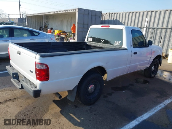 2005 Ford Ranger XL Fleet with VIN 1FTYR10E95PA65390, listed as a IAAI auction lot 41451049 with 162,858 mi miles. Bid and sale history available at carsss.com. Image 4.
