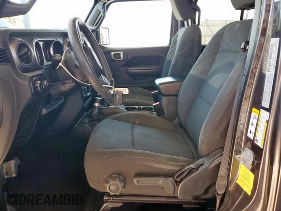 2018 Jeep Wrangler Unlimited Sport with VIN 1C4HJXDG1JW145336, listed as a Copart auction lot 59521635 with 120,089 mi miles and Salvage title. Bid and sale history available at DreamBid. Image 7.