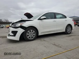 2022 Kia Rio S with VIN 3KPA24AD3NE481660, listed as a Copart auction lot 48053765 with 31,501 mi miles and Salvage Title. Bid and sale history available at carsss.com. Image 1.