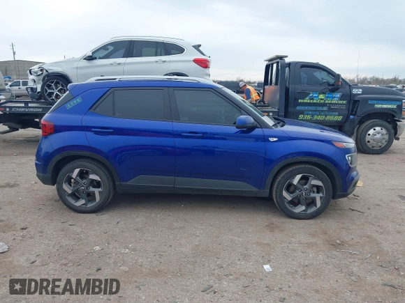 2021 Hyundai Venue Denim with VIN KMHRC8A35MU103768, listed as a IAAI auction lot 41363547 with 66,618 mi miles and . Bid and sale history available at DreamBid. Image 14.