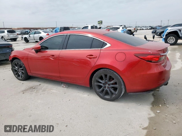 2015 Mazda 6 i Grand Touring with VIN JM1GJ1W64F1168708, listed as a Copart auction lot 50550285 with 121,206 mi miles and Salvage Title. Bid and sale history available at DreamBid. Image 2.