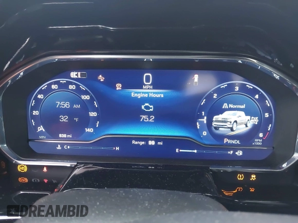 2025 Chevrolet Silverado 1500 LT with VIN 1GCPKKEK1SZ107524, listed as a IAAI auction lot 41676575 with 838 mi miles and . Bid and sale history available at DreamBid. Image 7.
