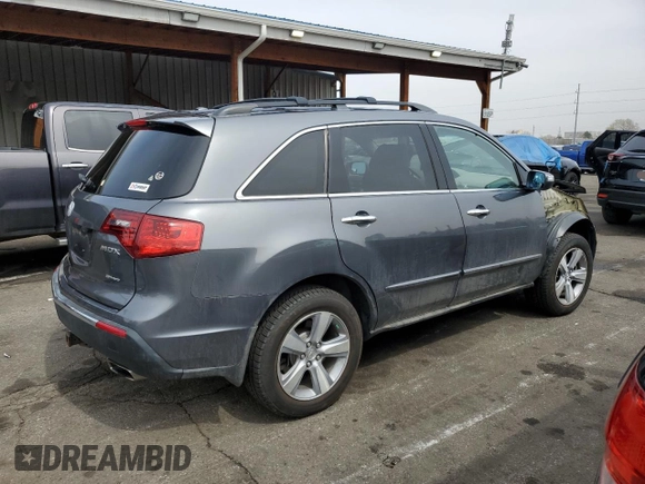2012 Acura MDX Tech Pkg with VIN 2HNYD2H33CH506479, listed as a Copart auction lot 51346705 with 115,155 mi miles and Salvage Title. Bid and sale history available at carsss.com. Image 3.