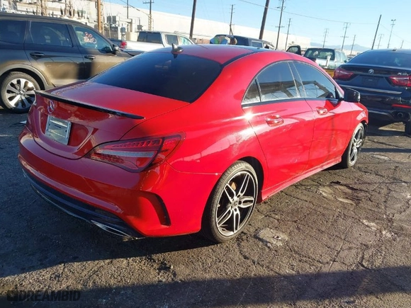 2019 Mercedes-Benz CLA with VIN WDDSJ4EB9KN725549, listed as a IAAI auction lot 41302399 with 70,537 mi miles. Bid and sale history available at carsss.com. Image 4.