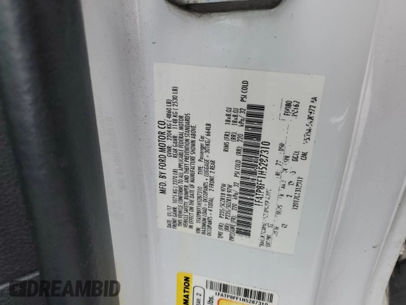 2017 Ford Mustang GT Premium с VIN 1FATP8FF1H5287310, выставлен на аукционе Copart как лот 58651515 с пробегом 84 823 миль миль и Списание • Salvage title. История ставок и продаж доступна на DreamBid. Изображение 12.