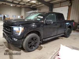 2022 Ford F-150 XL with VIN 1FTFW1E59NFC03170, listed as a Copart auction lot 53288985 with 46,619 mi miles and Salvage Title. Bid and sale history available at carsss.com. Image 1.