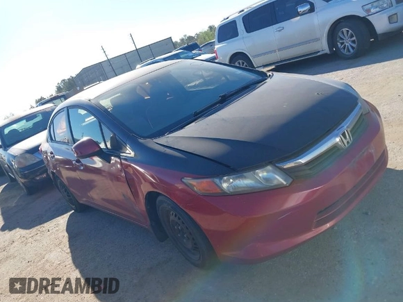 2012 Honda Civic LX z VIN 2HGFB2F59CH610547, wystawiony jako IAAI lot #41842440 z przebiegiem 125 097 mil mil oraz . Historia ofert i sprzedaży dostępna na DreamBid. Obrazek 1.
