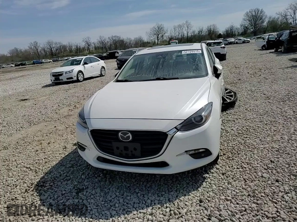 2018 Mazda 3 Grand Touring with VIN 3MZBN1W30JM165253, listed as a Copart auction lot 52159415 with 73,776 mi miles and Salvage Title. Bid and sale history available at DreamBid. Image 10.