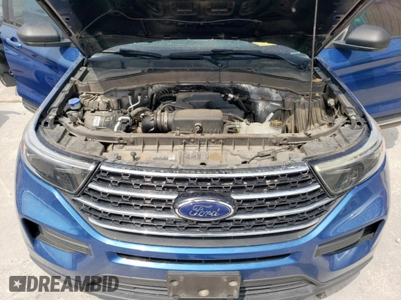 2020 Ford Explorer XLT with VIN 1FMSK7DH5LGA91205, listed as a Copart auction lot 51315595 with 122,662 mi miles and Salvage Title. Bid and sale history available at carsss.com. Image 12.