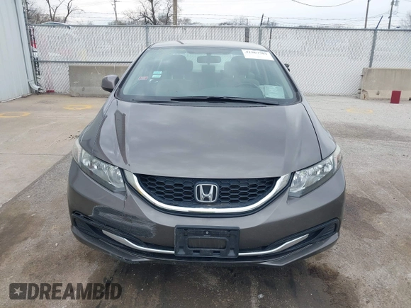2013 Honda Civic LX with VIN 19XFB2F50DE066189, listed as a IAAI auction lot 41967791 with 75,900 mi miles and . Bid and sale history available at DreamBid. Image 13.