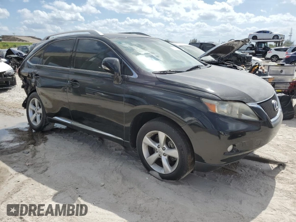 2012 Lexus RX 350 with VIN 2T2ZK1BA8CC067142, listed as a Copart auction lot 55295255 with 223,284 mi miles and Clean Title. Bid and sale history available at DreamBid. Image 4.