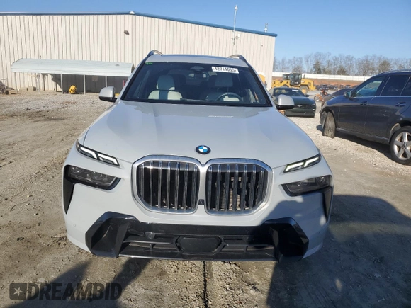 2023 BMW X7 xDrive40i with VIN 5UX23EM03P9P48219, listed as a Copart auction lot 42714055 with 48,911 mi miles and Salvage Title. Bid and sale history available at carsss.com. Image 5.