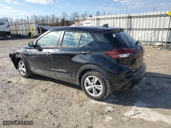 2021 Nissan Kicks S with VIN 3N1CP5BVXML496225, listed as a Copart auction lot 46802765 with 43,885 mi miles and Salvage Title. Bid and sale history available at carsss.com. Image 2.