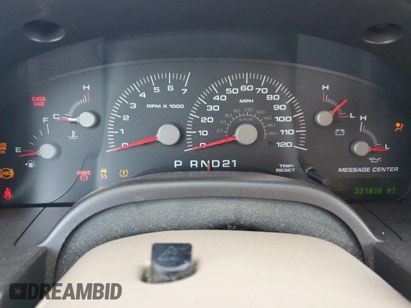2004 Ford Expedition Eddie Bauer with VIN 1FMFU17L44LB81320, listed as a Copart auction lot 49893975 with 331,830 mi miles and Salvage Title. Bid and sale history available at carsss.com. Image 9.
