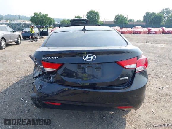 2012 Hyundai Elantra Limited with VIN KMHDH4AE8CU310045, listed as a IAAI auction lot 42498504 with 50,422 mi miles and . Bid and sale history available at DreamBid. Image 15.