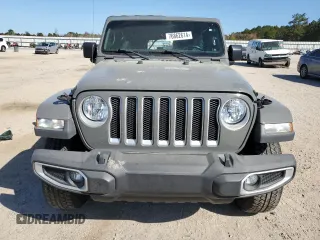 2021 Jeep Wrangler Unlimited Sahara High Altitude with VIN 1C4HJXEN0MW506203, listed as a Copart auction lot 76862614 with 44,558 mi miles and Salvage title. Bid and sale history available at DreamBid. Image 5.