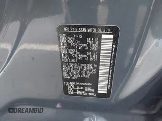 2013 Nissan Quest LE with VIN JN8AE2KP2D9066986, listed as a IAAI auction lot 41022861 with 122,869 mi miles. Bid and sale history available at carsss.com. Image 9.