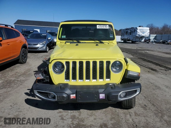 2023 Jeep Gladiator Overland z VIN 1C6HJTFG9PL547578, wystawiony jako Copart lot #47018785 z przebiegiem 36 010 mil mil oraz Szkoda całkowita • Salvage title. Historia ofert i sprzedaży dostępna na DreamBid. Obrazek 5.
