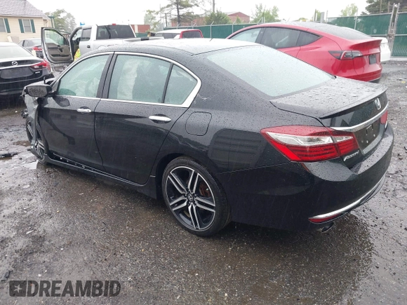 2016 Honda Accord Sport with VIN 1HGCR2F53GA195194, listed as a IAAI auction lot 42358904 with 58,549 mi miles and . Bid and sale history available at DreamBid. Image 3.
