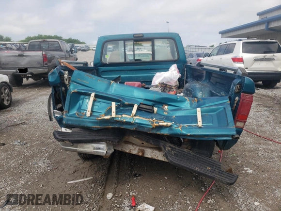 1992 Ford Ranger with VIN 1FTCR10AXNUB23337, listed as a Copart auction lot 53846484 with 624,472 mi miles and Non Repairable. Bid and sale history available at carsss.com. Image 6.