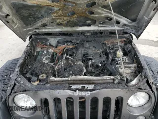2018 Jeep Wrangler JK Unlimited Sport S with VIN 1C4BJWDG9JL835451, listed as a Copart auction lot 75324614 with 0 mi miles and Non Repairable. Bid and sale history available at carsss.com. Image 12.