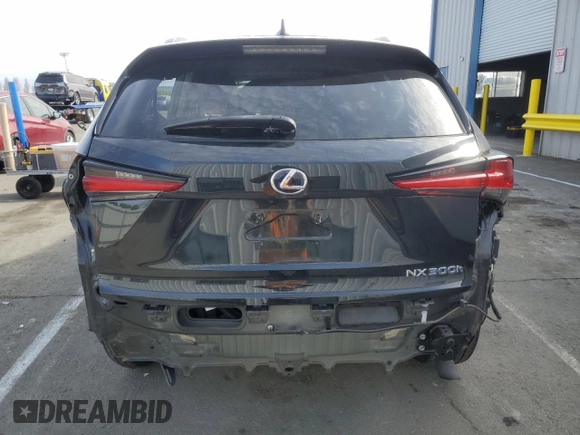 2021 Lexus NX with VIN JTJGJRDZ2M2161823, listed as a Copart auction lot 50241265 with 33,054 mi miles and Salvage Title. Bid and sale history available at carsss.com. Image 6.