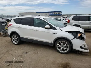 2013 Ford Escape Titanium with VIN 1FMCU0J90DUB90746, listed as a Copart auction lot 72767464 with 67,388 mi miles and Salvage Title. Bid and sale history available at carsss.com. Image 4.