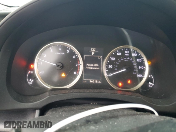2015 Lexus IS 250 with VIN JTHBF1D27F5078097, listed as a Copart auction lot 43129885 with 96,318 mi miles and Salvage Title. Bid and sale history available at carsss.com. Image 9.