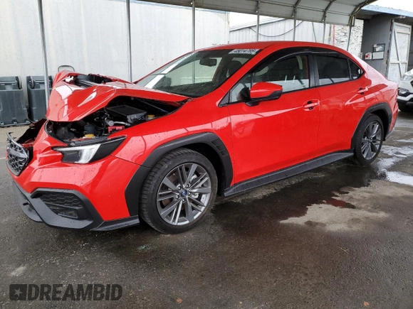 2022 Subaru WRX with VIN JF1VBAA62N9021711, listed as a Copart auction lot 45014705 with 6,719 mi miles and Salvage Title. Bid and sale history available at carsss.com. Image 1.