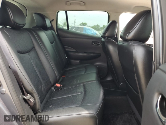 2013 Nissan LEAF S with VIN 1N4AZ0CP1DC421738, listed as a Copart auction lot 55237555 with 60,851 mi miles and Salvage title. Bid and sale history available at DreamBid. Image 11.