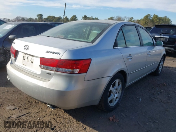 2006 Hyundai Sonata GLS with VIN 5NPEU46FX6H043799, listed as a IAAI auction lot 41344776 with 112,674 mi miles and . Bid and sale history available at DreamBid. Image 4.