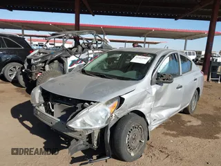 2015 Nissan Versa SV with VIN 3N1CN7AP7FL958280, listed as a IAAI auction lot 41414909 with 93,045 mi miles. Bid and sale history available at carsss.com. Image 2.