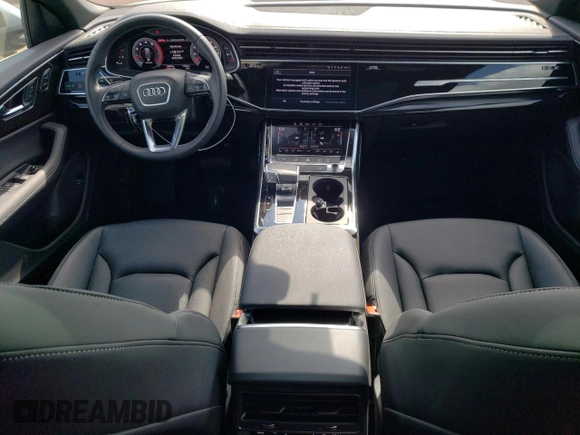 2023 Audi Q8 Premium Plus with VIN WA1EVBF16PD031298, listed as a Copart auction lot 67919624 with 10,073 mi miles and Salvage title. Bid and sale history available at DreamBid. Image 8.