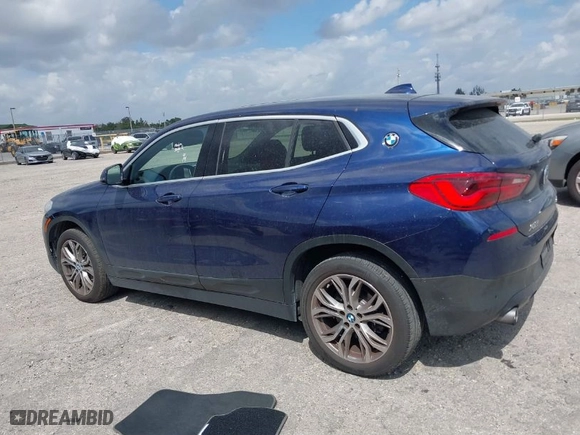 2020 BMW X2 sDrive28i with VIN WBXYH9C07L5P63932, listed as a IAAI auction lot 41723330 with 49,338 mi miles. Bid and sale history available at carsss.com. Image 14.