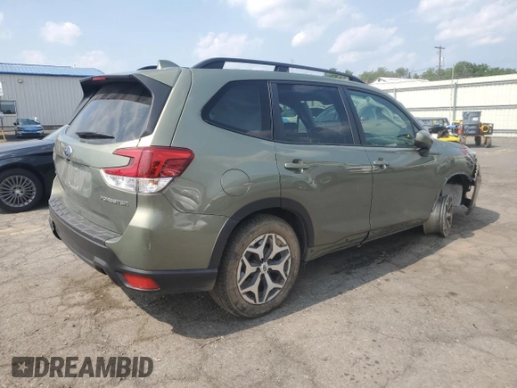 2019 Subaru Forester Premium with VIN JF2SKAGC1KH577229, listed as a Copart auction lot 60798565 with 43,035 mi miles and Salvage title. Bid and sale history available at DreamBid. Image 3.