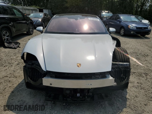 2022 Porsche Taycan GTS with VIN WP0AD2Y14NSA59956, listed as a Copart auction lot 65399344 with 15,466 mi miles and Salvage Title. Bid and sale history available at DreamBid. Image 5.