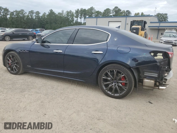 2019 Maserati Ghibli with VIN ZAM57XSS3K1319197, listed as a Copart auction lot 70454084 with 28,584 mi miles and Salvage Title. Bid and sale history available at carsss.com. Image 2.