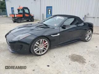 2016 Jaguar F-Type R with VIN SAJWJ6HL3GMK28085, listed as a Copart auction lot 68418984 with 70,579 mi miles and Salvage Title. Bid and sale history available at DreamBid. Image 1.