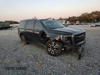 2023 GMC Yukon AT4 with VIN 1GKS2CKD2PR240312, listed as a Copart auction lot 75947754 with 42,821 mi miles and Salvage Title. Bid and sale history available at carsss.com. Image 12.