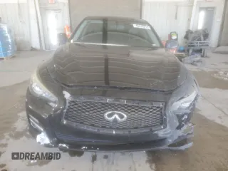 2015 Infiniti Q50 Premium with VIN JN1BV7AP1FM340177, listed as a Copart auction lot 45516215 with 76,116 mi miles and Salvage Title. Bid and sale history available at carsss.com. Image 5.
