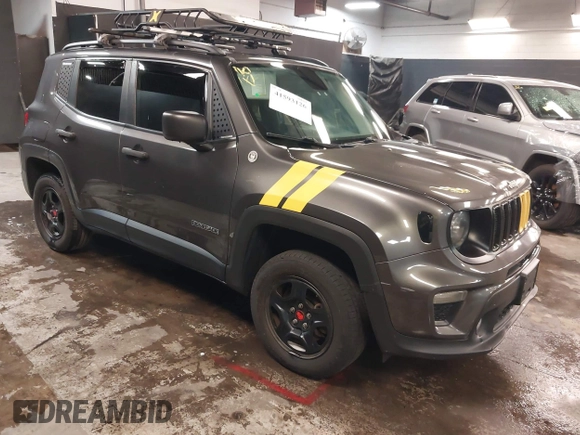 2019 Jeep Renegade Sport with VIN ZACNJBAB4KPK79364, listed as a IAAI auction lot 41593126 with 129,902 mi miles and . Bid and sale history available at DreamBid. Image 1.
