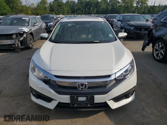 2017 Honda Civic Sedan EX-T with VIN 19XFC1F45HE205138, listed as a Copart auction lot 68492574 with 80,797 mi miles and Salvage Title. Bid and sale history available at carsss.com. Image 5.
