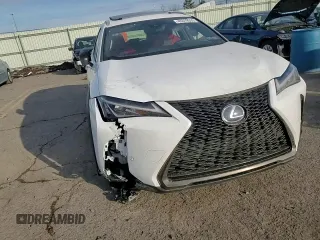 2021 Lexus UX with VIN JTHR9JBH2M2049747, listed as a Copart auction lot 43319555 with 22,606 mi miles and Salvage Title. Bid and sale history available at carsss.com. Image 12.