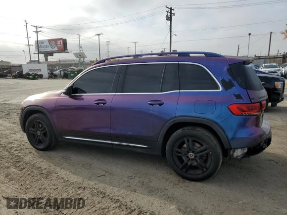 2020 Mercedes-Benz GLB 250 z VIN W1N4M4GB0LW058107, wystawiony jako Copart lot #49483925 z przebiegiem 79 477 mil mil oraz Tytuł czysty. Historia ofert i sprzedaży dostępna na DreamBid. Obrazek 2.