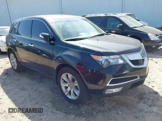 2012 Acura MDX Advance Pkg with VIN 2HNYD2H61CH544366, listed as a IAAI auction lot 41911393 with 1 mi miles. Bid and sale history available at carsss.com. Image 1.