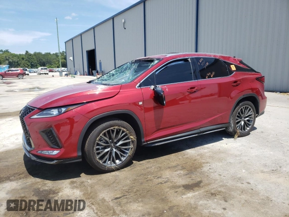 2022 Lexus RX with VIN 2T2YZMDA2NC318309, listed as a Copart auction lot 62670164 with 65,143 mi miles and Salvage Title. Bid and sale history available at carsss.com. Image 1.