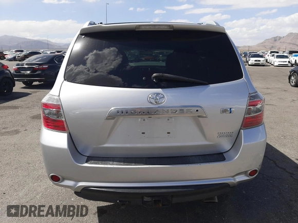 2010 Toyota Highlander Limited with VIN JTEJW3EH9A2040341, listed as a Copart auction lot 56343995 with 123,364 mi miles and Salvage title. Bid and sale history available at DreamBid. Image 6.